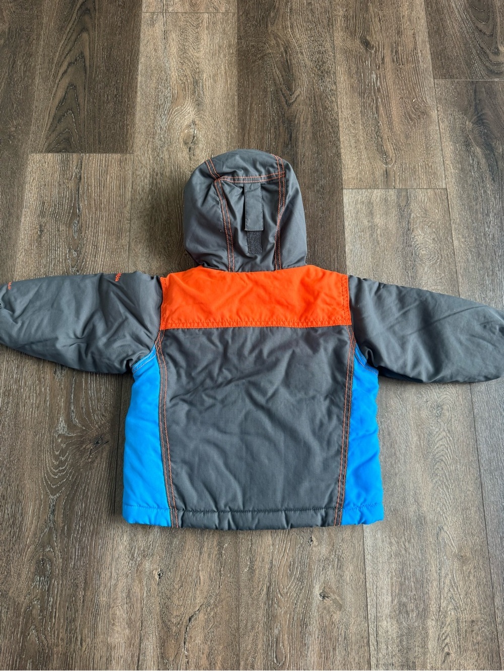 Columbia Gray, Bright Orange and Blue Winter Coat and Snow Suit Set Size 24 Mo - Picture 9 of 15